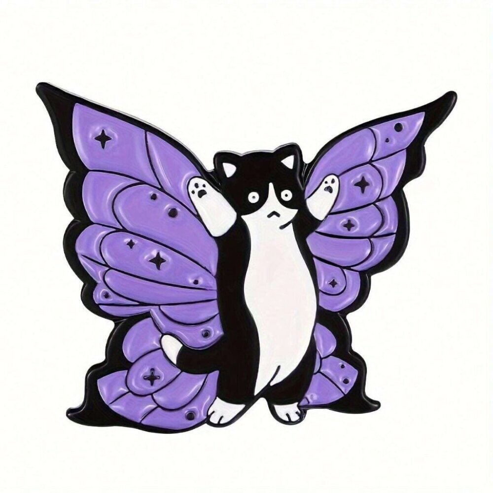 5pcs Creative Dark Monster Shaped Brooches For Clothing Bag  Multicolor/one-size